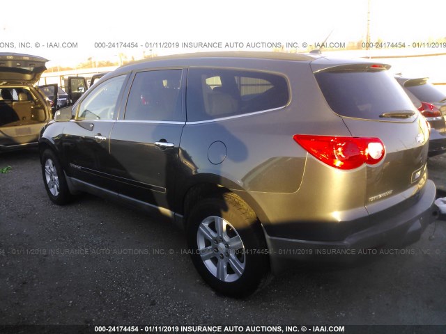 1GNER23D59S161846 - 2009 CHEVROLET TRAVERSE LT Pewter photo 3