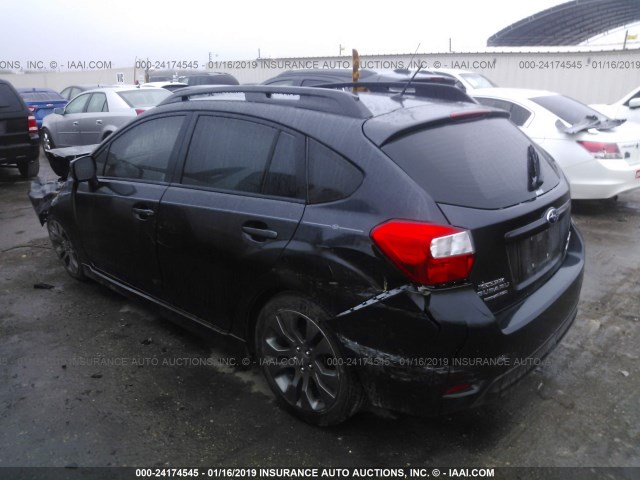 JF1GPAR67E8305422 - 2014 SUBARU IMPREZA SPORT LIMITED GRAY photo 3