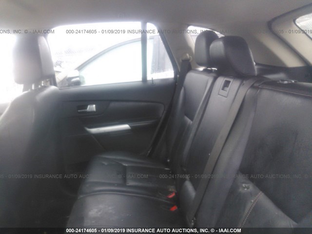 2FMDK4JCXCBA82782 - 2012 FORD EDGE SEL SILVER photo 8