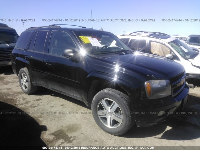 1GNDS13S662165120 - 2006 CHEVROLET TRAILBLAZER LS/LT BLACK photo 1