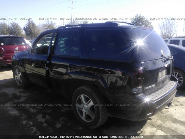 1GNDS13S662165120 - 2006 CHEVROLET TRAILBLAZER LS/LT BLACK photo 3