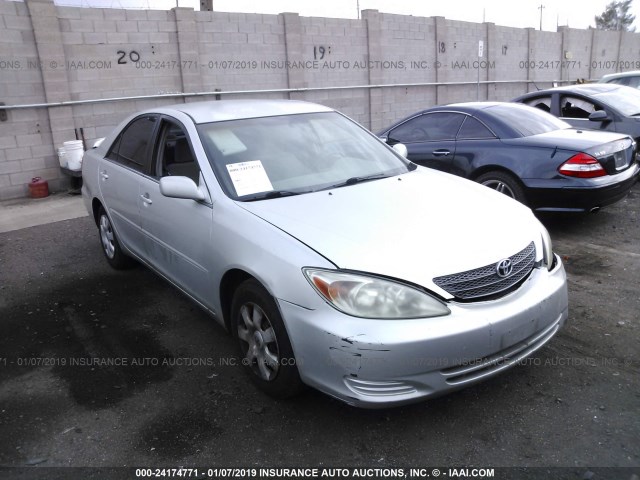 4T1BE32K34U880163 - 2004 TOYOTA CAMRY LE/XLE/SE SILVER photo 1