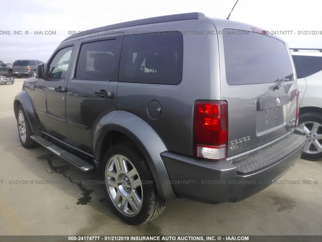 1D4PT4GX4BW606744 - 2011 DODGE NITRO HEAT GRAY photo 3