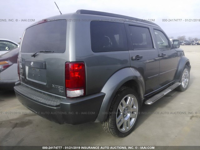 1D4PT4GX4BW606744 - 2011 DODGE NITRO HEAT GRAY photo 4