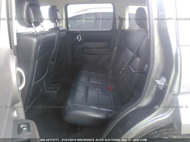 1D4PT4GX4BW606744 - 2011 DODGE NITRO HEAT GRAY photo 8