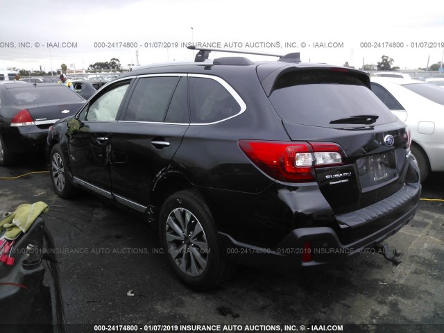 4S4BSATCXJ3312806 - 2018 SUBARU OUTBACK TOURING BLACK photo 3