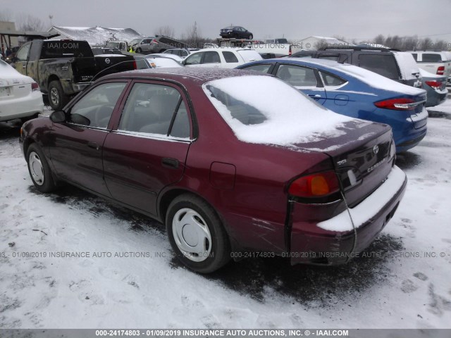 2T1BR12E8XC183306 - 1999 TOYOTA COROLLA VE/CE/LE 栗色 照片 3