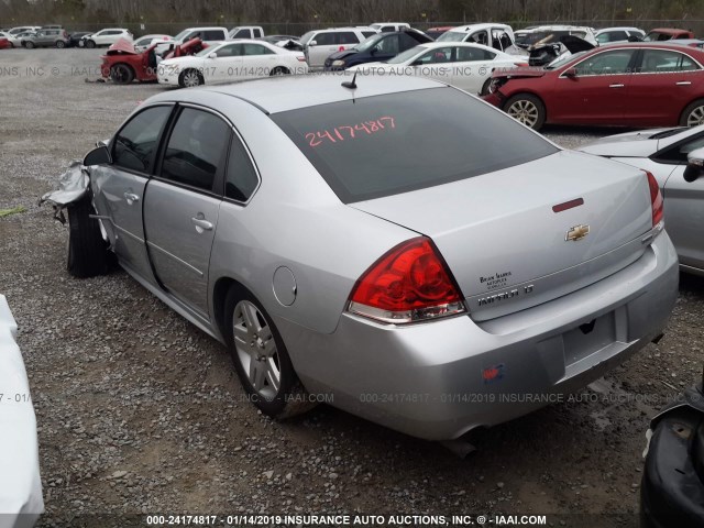 2G1WB5E38E1142329 - 2014 CHEVROLET IMPALA LIMITED LT SILVER photo 3