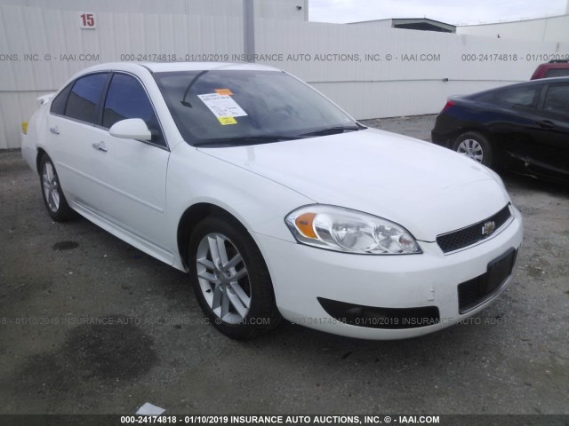 2G1WC5E33C1306998 - 2012 CHEVROLET IMPALA LTZ WHITE photo 1