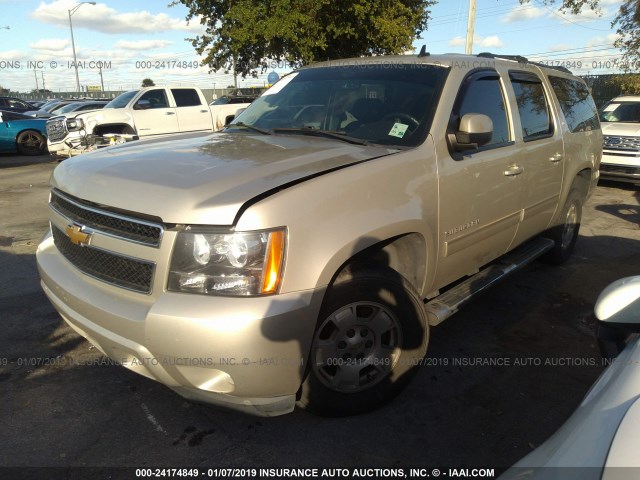 1GNSCJE05ER101513 - 2014 CHEVROLET SUBURBAN C1500 LT Bej foto 2