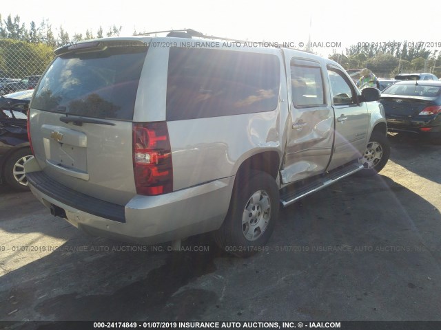 1GNSCJE05ER101513 - 2014 CHEVROLET SUBURBAN C1500 LT Bej foto 4