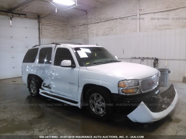 1GKEK63U14J107841 - 2004 GMC YUKON DENALI WHITE photo 1