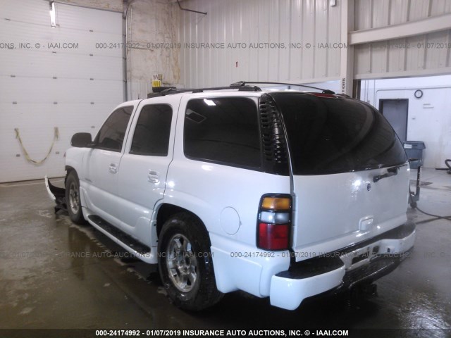 1GKEK63U14J107841 - 2004 GMC YUKON DENALI WHITE photo 3