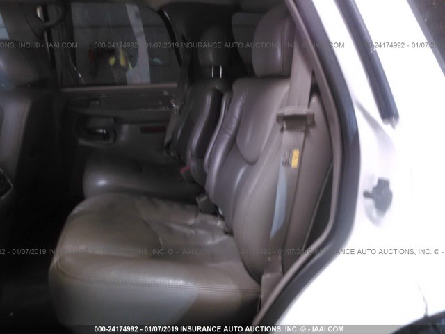 1GKEK63U14J107841 - 2004 GMC YUKON DENALI WHITE photo 8