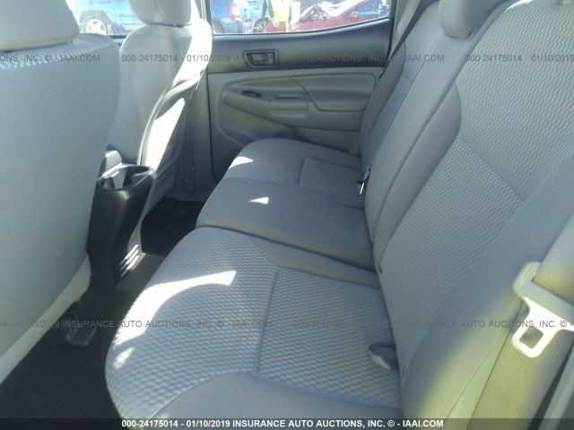 3TMJU4GNXDM149052 - 2013 TOYOTA TACOMA DOUBLE CAB PRERUNNER WHITE photo 8