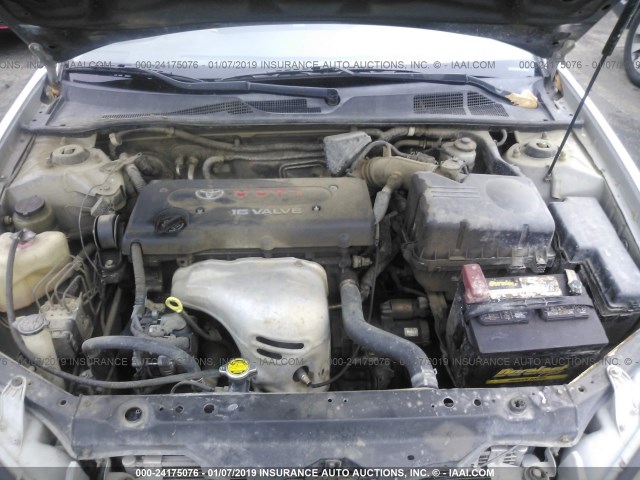 JTDBE32K950304493 - 2005 TOYOTA CAMRY LE/XLE/SE SILVER photo 10