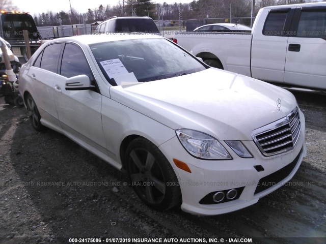 WDDHF5GB8AA114271 - 2010 MERCEDES-BENZ E 350 WHITE photo 1