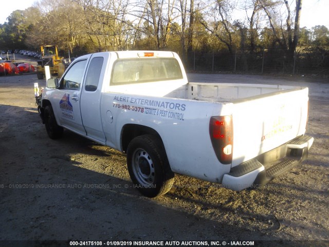 1GCESBF9XC8125384 - 2012 CHEVROLET COLORADO WHITE photo 3