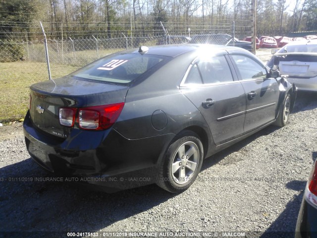 1G11B5SL7EF277681 - 2014 CHEVROLET MALIBU LS GRAY photo 4