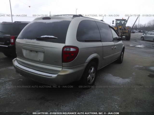 2D4GP44L45R134838 - 2005 DODGE GRAND CARAVAN SXT GOLD photo 4