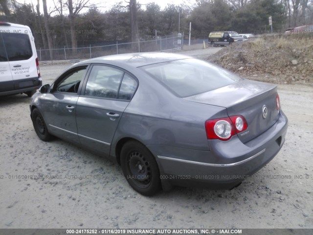 WVWAK73C06P105683 - 2006 VOLKSWAGEN PASSAT 2.0T/2.0T VALUE GRAY photo 3