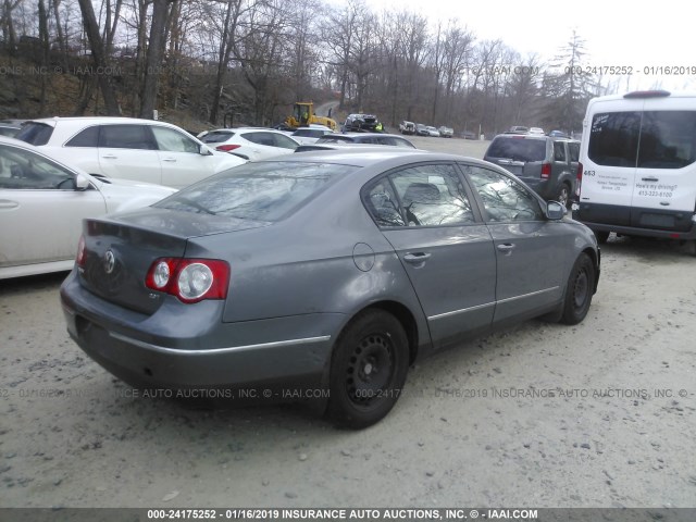 WVWAK73C06P105683 - 2006 VOLKSWAGEN PASSAT 2.0T/2.0T VALUE GRAY photo 4