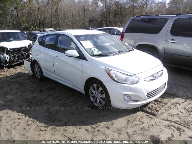 KMHCU5AE8CU056480 - 2012 HYUNDAI ACCENT GLS/GS/SE WHITE photo 1