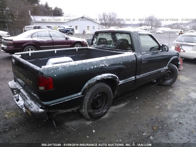 1GCCS145528226526 - 2002 CHEVROLET S TRUCK S10 GREEN photo 4