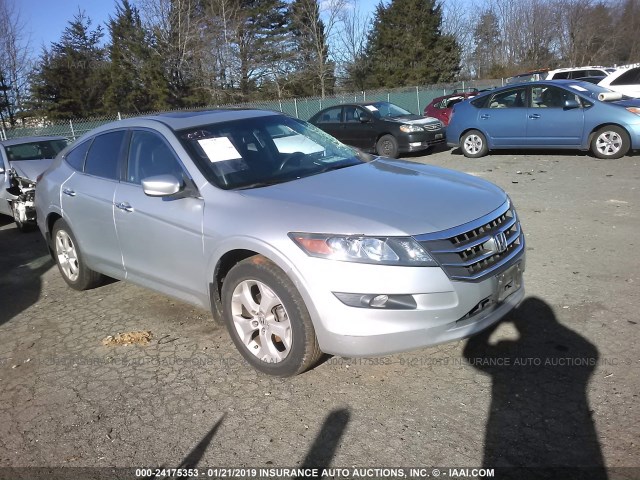 5J6TF2H59AL003254 - 2010 HONDA ACCORD CROSSTOUR EXL SILVER photo 1