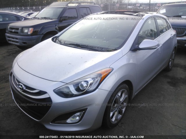 KMHD35LE0DU150195 - 2013 HYUNDAI ELANTRA GT SILVER photo 2