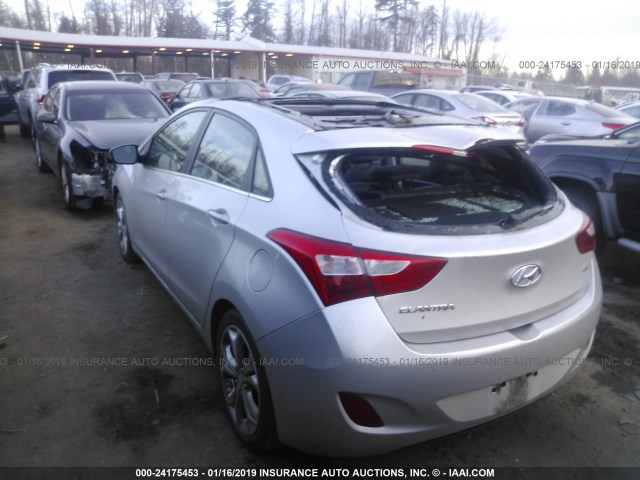 KMHD35LE0DU150195 - 2013 HYUNDAI ELANTRA GT SILVER photo 3