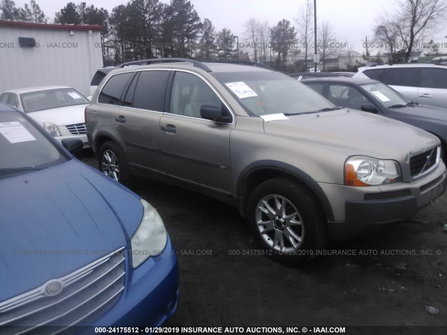 YV1CZ91H741068835 - 2004 VOLVO XC90 T6 TAN photo 1