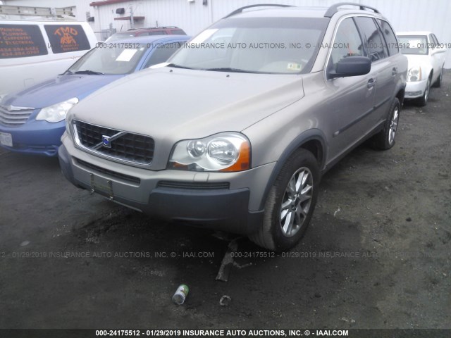 YV1CZ91H741068835 - 2004 VOLVO XC90 T6 TAN photo 6