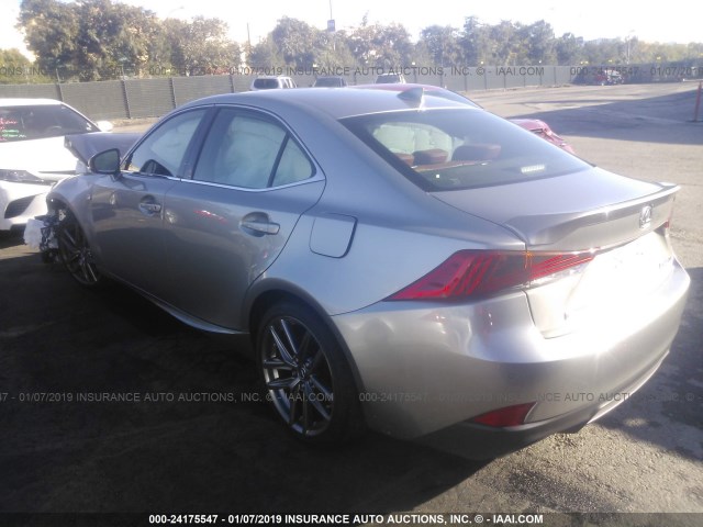 JTHBZ1D20J5032482 - 2018 LEXUS IS 350 GRAY photo 3