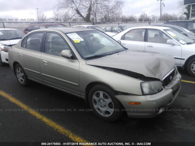 KMHDN45D23U690459 - 2003 HYUNDAI ELANTRA GLS/GT GOLD photo 1