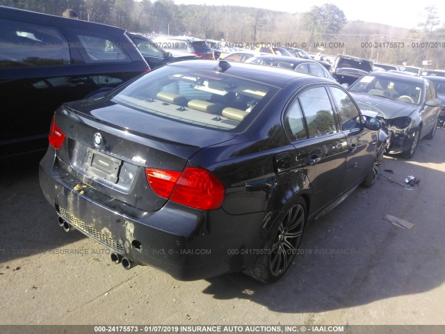 WBSPM9C57BE203593 - 2011 BMW M3 BLACK photo 4