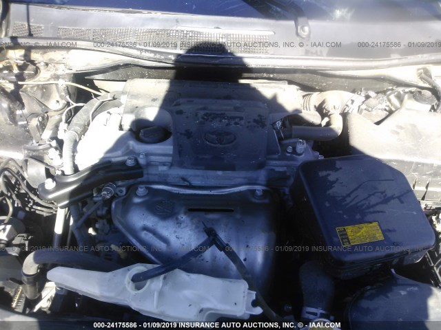 4T1BF1FK8CU151568 - 2012 TOYOTA CAMRY SE/LE/XLE 黑色 照片 10