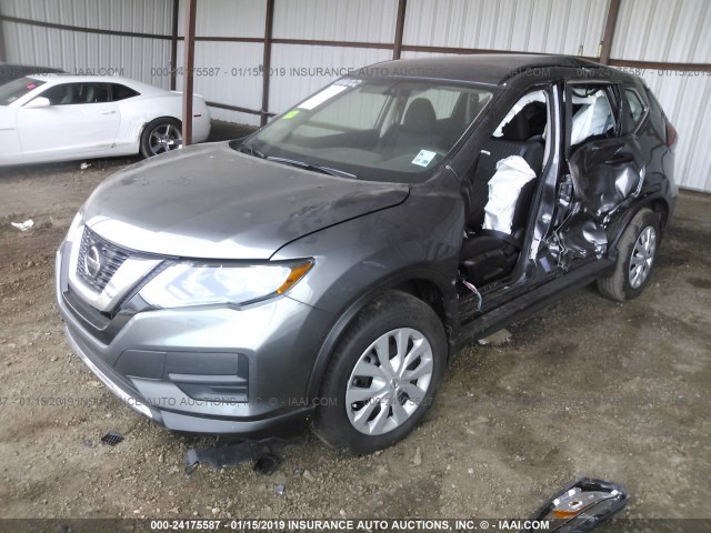 5N1AT2MT5JC826849 - 2018 NISSAN ROGUE S/SL/SV GRAY photo 2