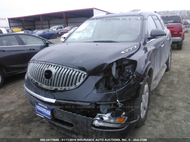 5GAEV23D49J164586 - 2009 BUICK ENCLAVE CXL BLACK photo 6