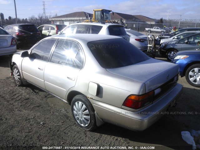 1NXBB02E6VZ589160 - 1997 TOYOTA COROLLA DX GRAY photo 3