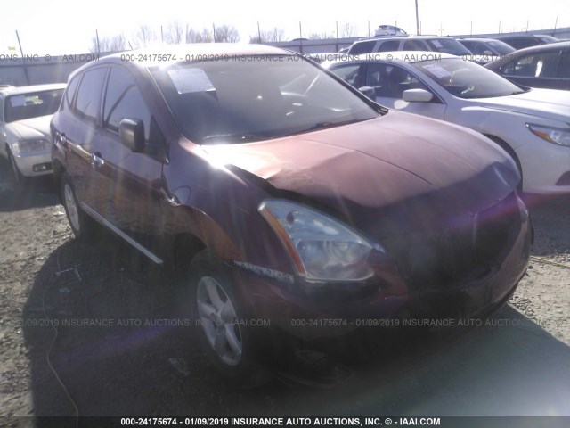 JN8AS5MT8CW273578 - 2012 NISSAN ROGUE S/SV MAROON photo 1