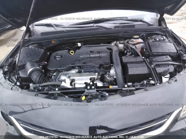 1G1ZB5ST4JF108974 - 2018 CHEVROLET MALIBU LS BLACK photo 10
