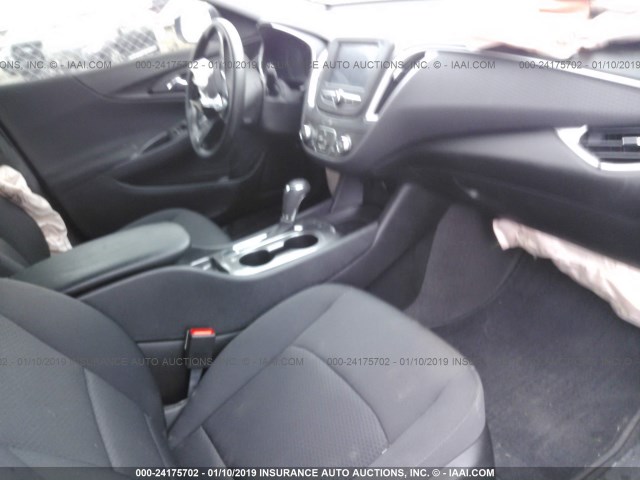 1G1ZB5ST4JF108974 - 2018 CHEVROLET MALIBU LS BLACK photo 5