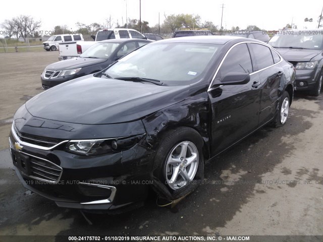 1G1ZB5ST4JF108974 - 2018 CHEVROLET MALIBU LS BLACK photo 6