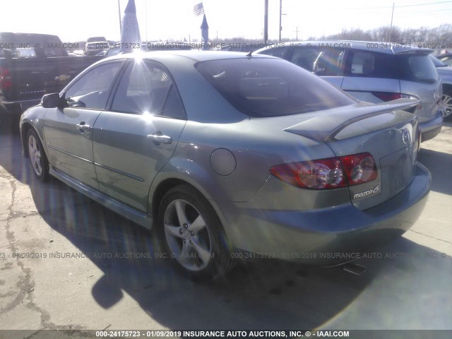 1YVHP80D555M10281 - 2005 MAZDA 6 S GREEN photo 3