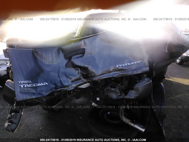 5TFJX4GN0EX030168 - 2014 TOYOTA TACOMA DOUBLE CAB 灰色 照片 6