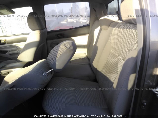 5TFJX4GN0EX030168 - 2014 TOYOTA TACOMA DOUBLE CAB 灰色 照片 8