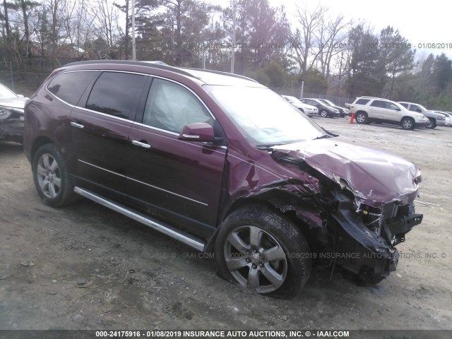 1GNKRJKD9GJ179722 - 2016 CHEVROLET TRAVERSE LTZ BURGUNDY photo 1