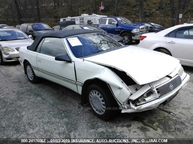 1C3XU4537PF677829 - 1993 CHRYSLER LEBARON WHITE photo 1