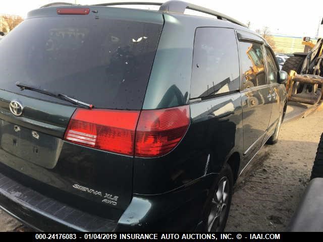 5TDBA22CX5S041040 - 2005 TOYOTA SIENNA XLE/XLE LIMITED GREEN photo 4